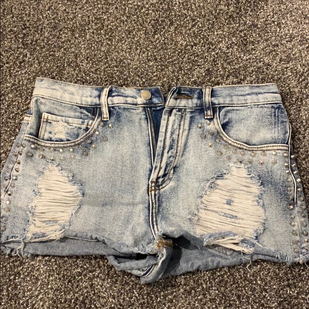 High Waisted Jean shorts